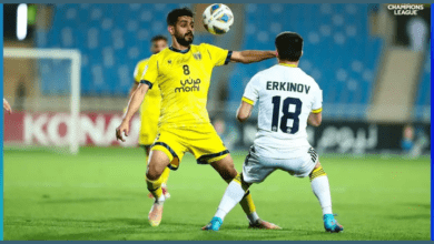 فريق التعاون يخسر ضد فريق بختاكور ويودع دوري أبطال آسيا