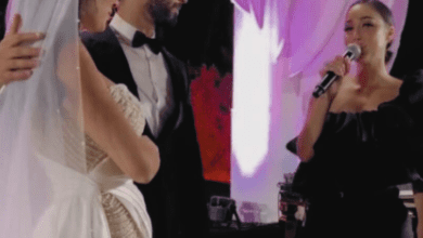زفاف ميرنا نور الدين بحضور نجوم الفن
